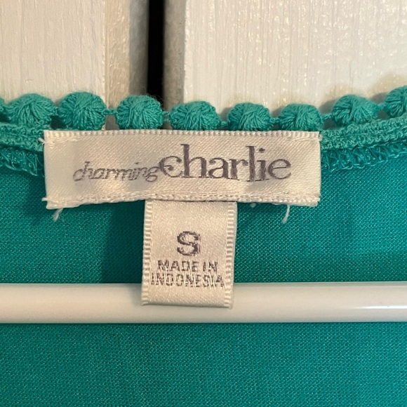 Charming Charlie Lace Blouse Size Small - Picture 3 of 5